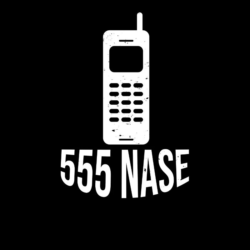 555 Nase Telefonnummer Handy Spooner Geschenk