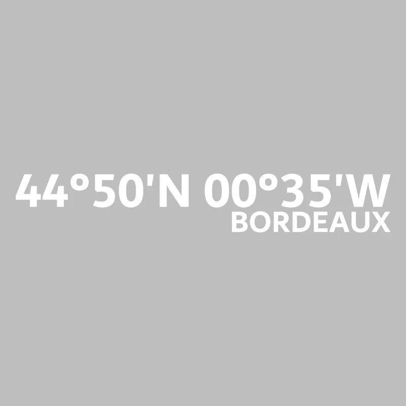 Bordeaux coordinates