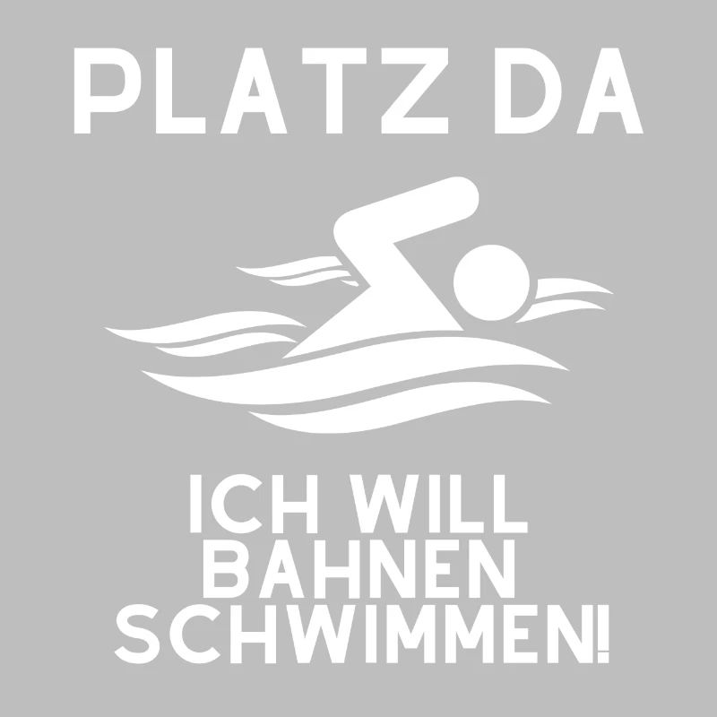 Platz da ich will Bahnen schwimmen