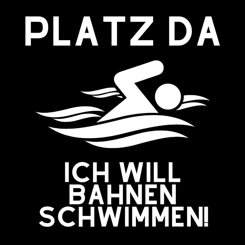 Platz da ich will Bahnen schwimmen