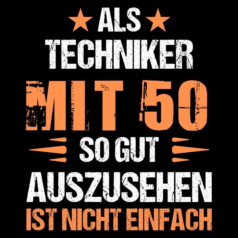 Mit 50 gut aussehender Techniker
