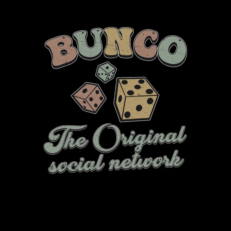 Retro Vintage Bunco The Original Bunco Player
