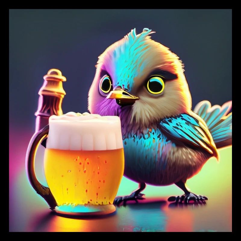mit einem Pint