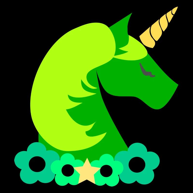 licorne verte
