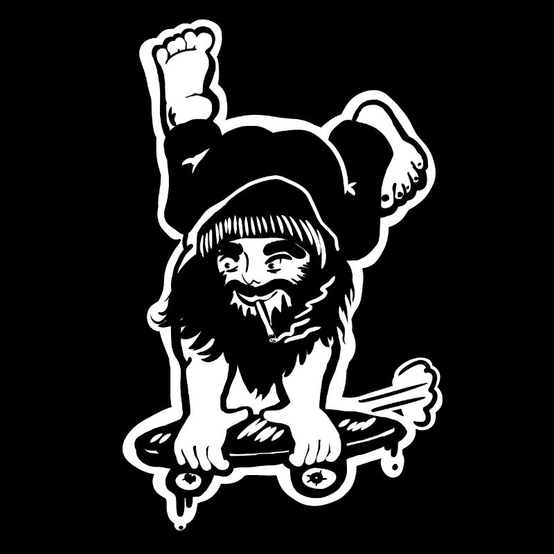 Skatender Zwerg
