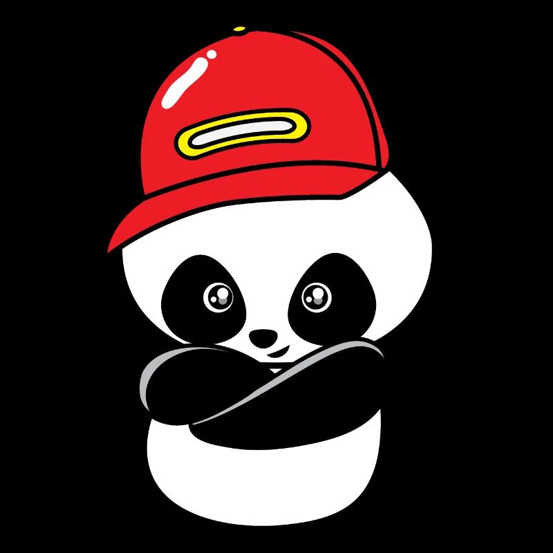Panda hip hop cool
