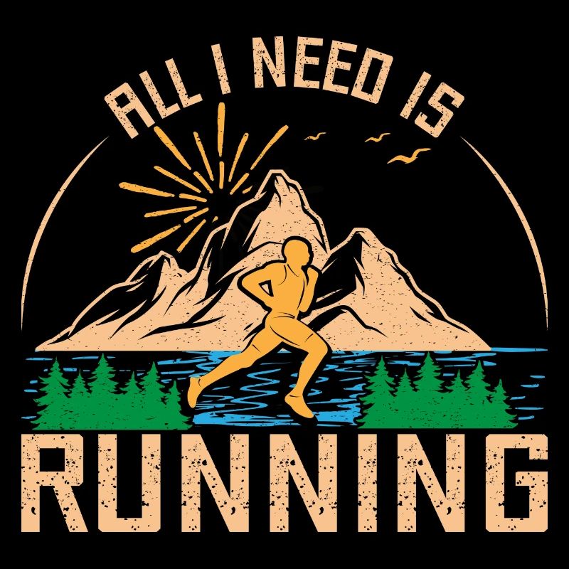 Courir Tout ce dont j’ai besoin, c’est de courir Marathon Runner Gift