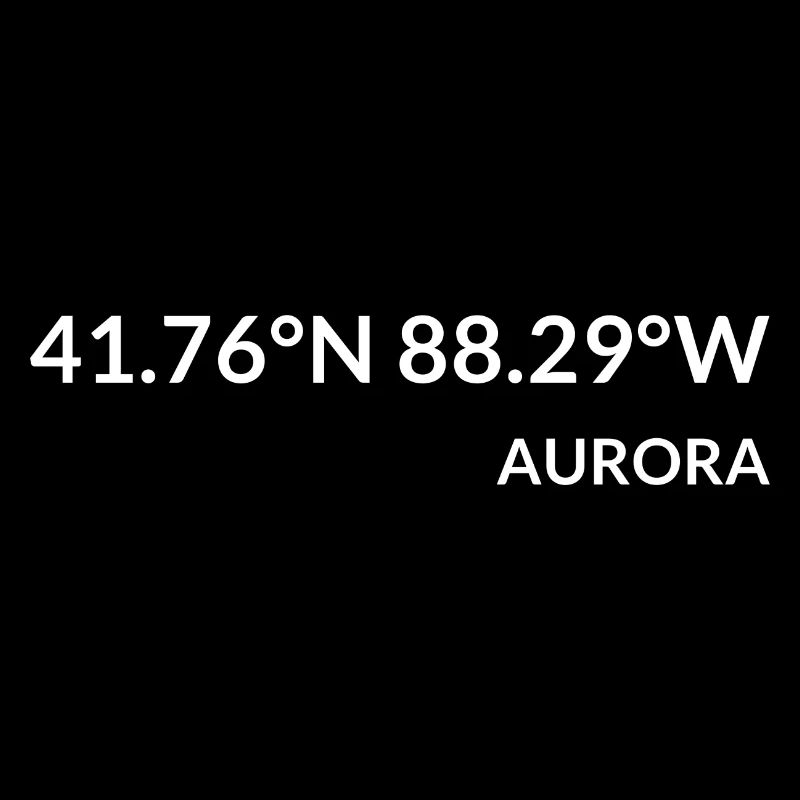 Aurora Illinois USA Coordinates