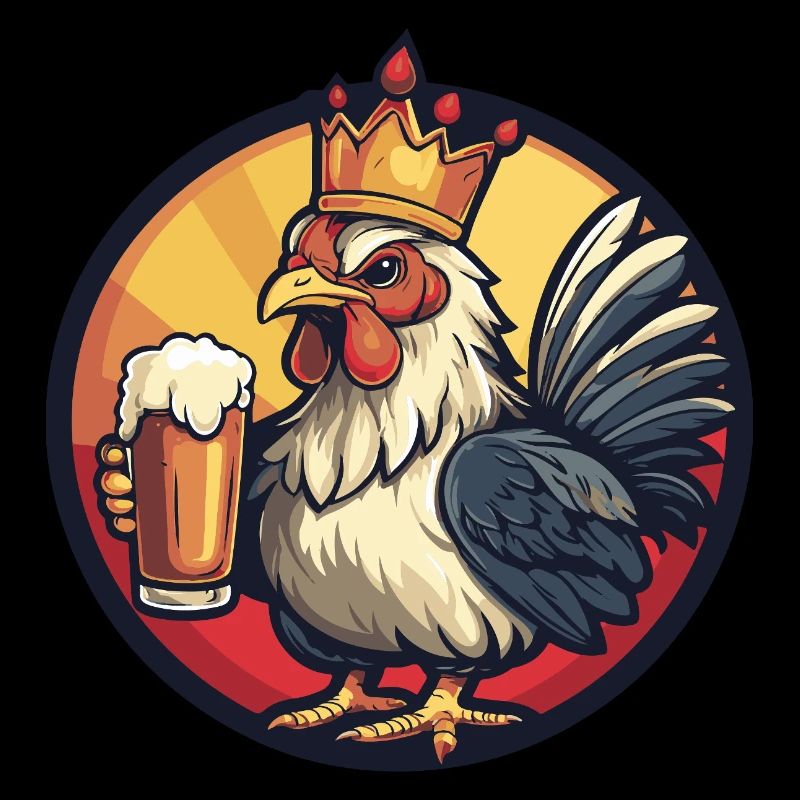 Huhn Bier