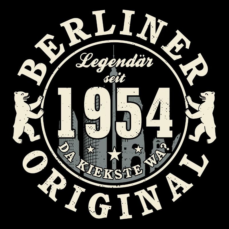 70. Geburtstag 2024 Berliner Original Geschenk