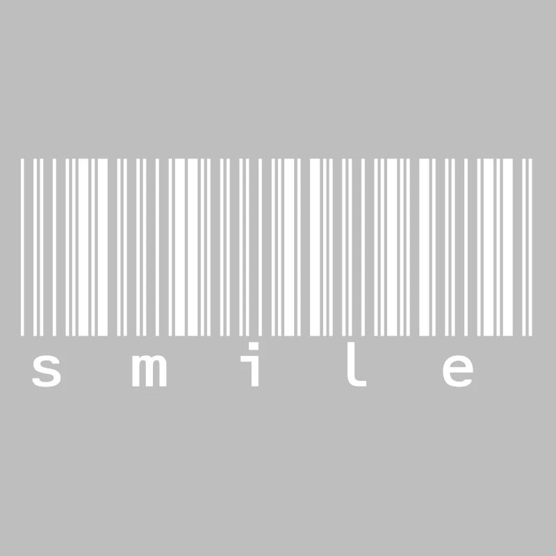 Barcode Strichcode Smile Lachen