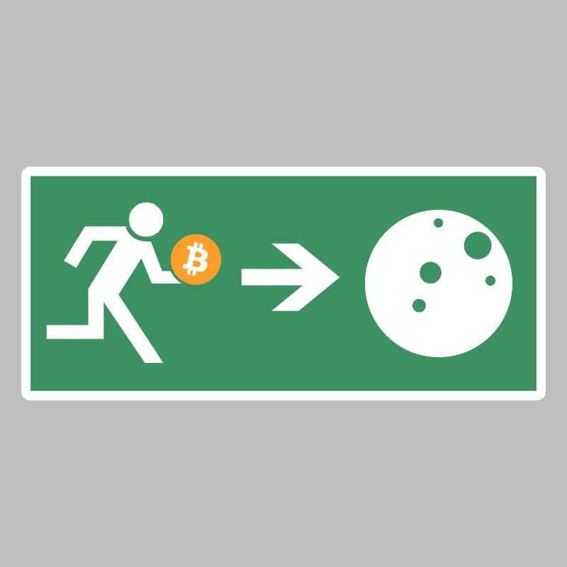 Bitcoin Exit BTC Crypto Krypto Blockchain