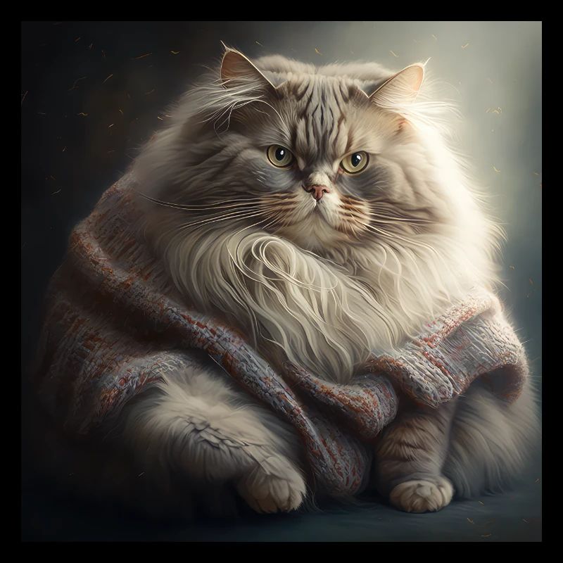 Cat Wool Knitted Sweater Knitting Funny Cute