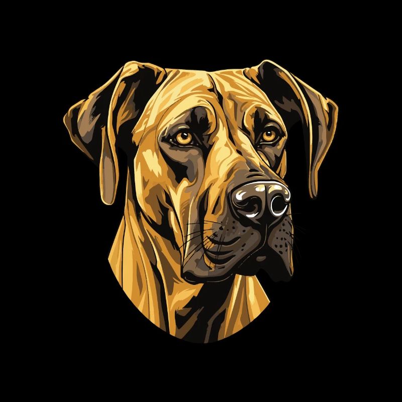 Great Dane Hund Portrait
