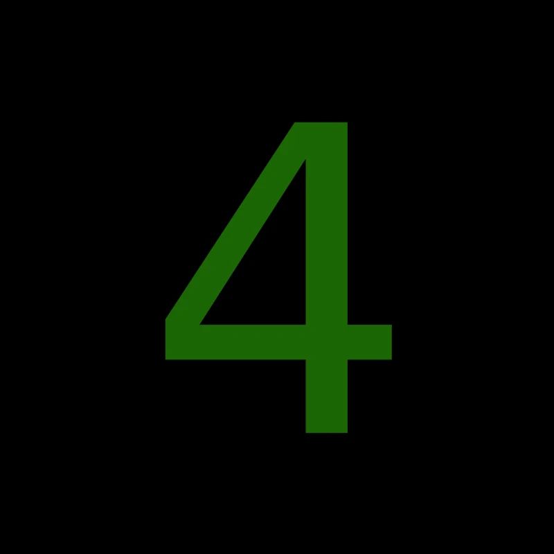 Le chiffre 4