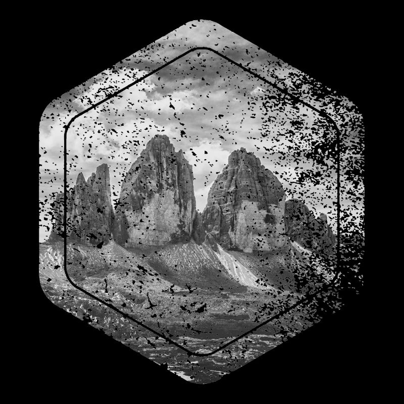 Trois Cnes Dolomites Forme géométrique Polygone