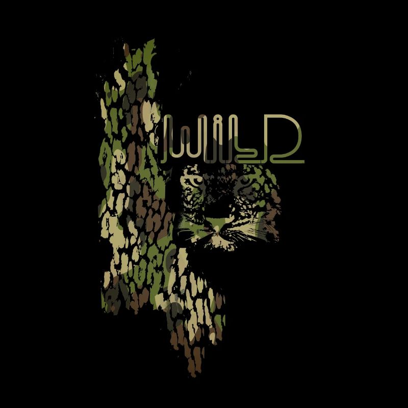 wildkatze,gold,graffiti,leomuster,leopard