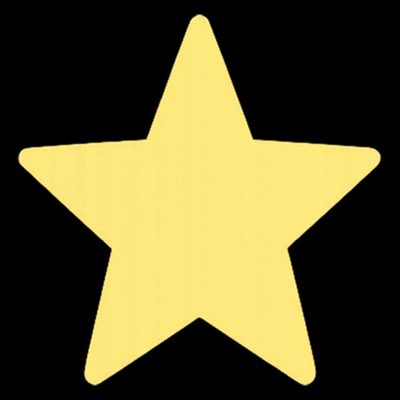 Yellow star to design