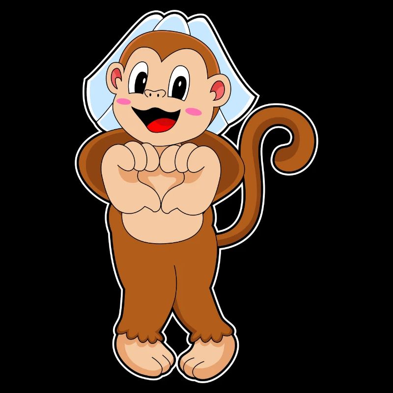 Mariage de la mariée des singes