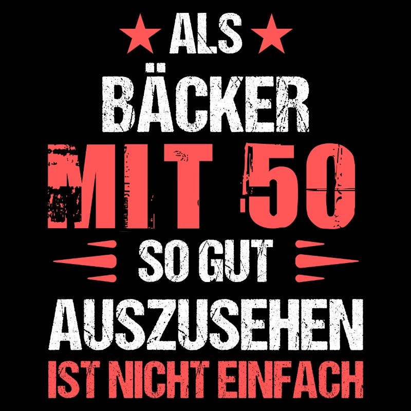Mit 50 gut aussehender Bäcker