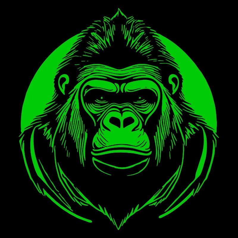 Green gorilla logo