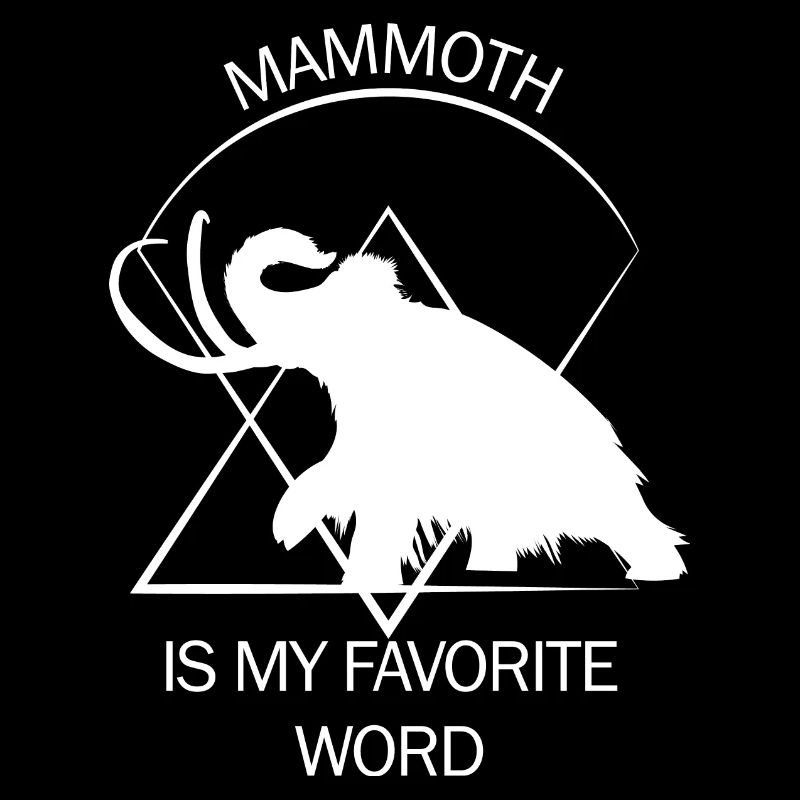 Funny Mammoth Stone Age Ice Age Design Prehistoric