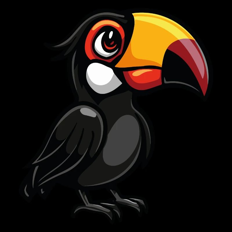 tukan vogel comic