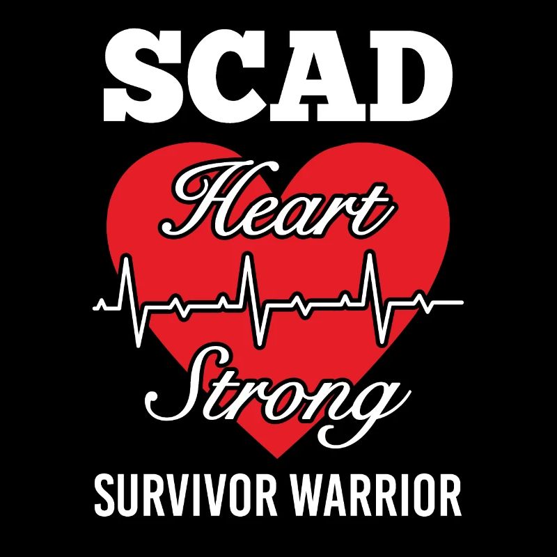 Scad Heart Strong Survivor Warrior Heart Attack