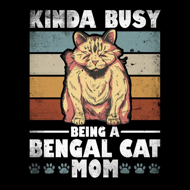 Bengal Cat Mama Cat Propriétaire Mère Chaton