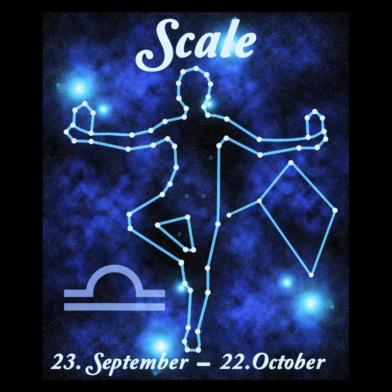 Zodiac sign Libra, constellation, astrology
