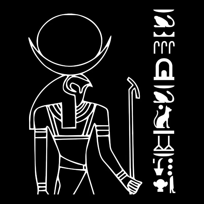 Chemise de Dieu de divinité d'Egypte de voyageur
