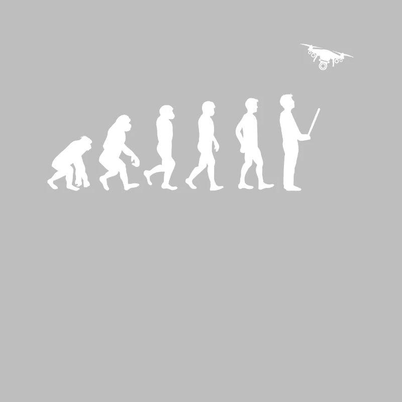 Evolution Drohne Shirt Geschenk Drone Pilot