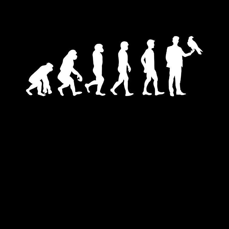 T-shirt Evolution Falkner Cadeau Beizjagd