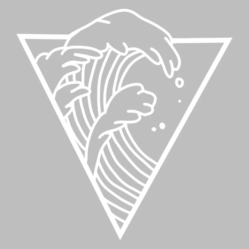 Vagues mer triangle