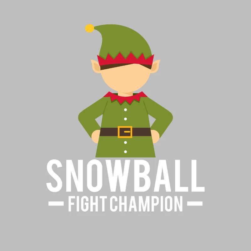 Onze Lutins de Noël bataille de boules de neige