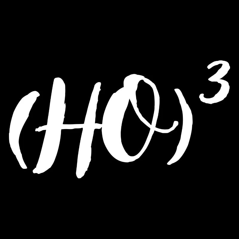HO 3 Mathe Physik Nerd Humor Spaß Weihnachten