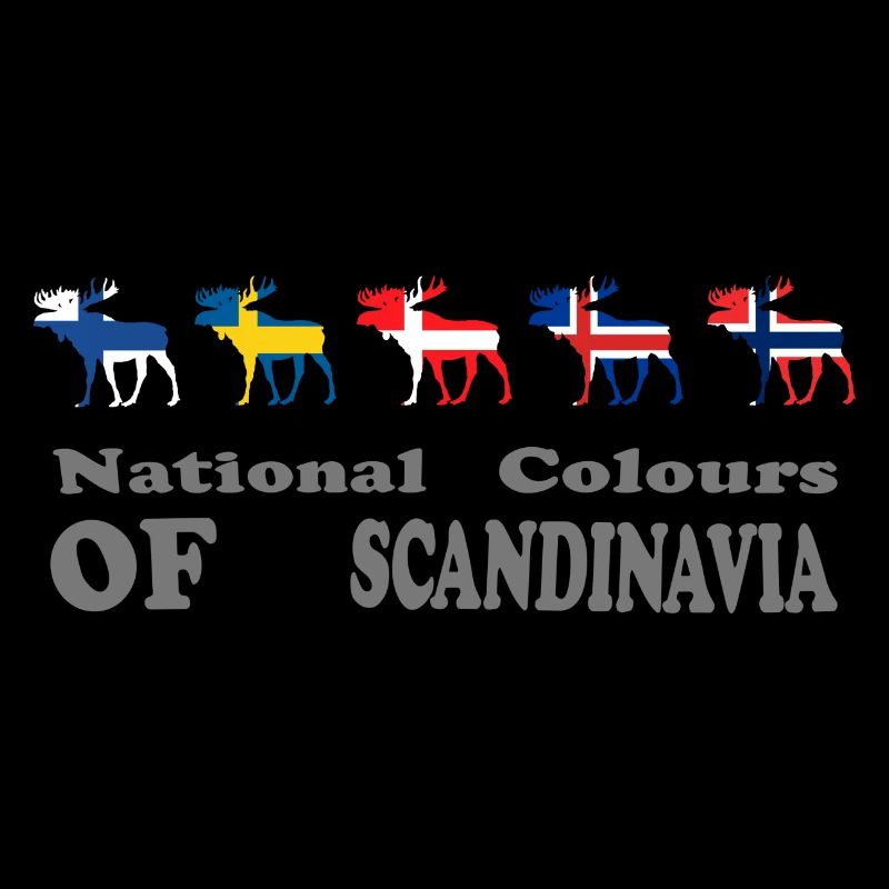 s scandinavie elch drapeau cadeau
