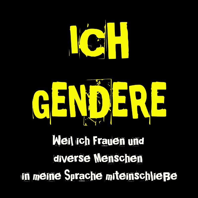 Ich gendere Geschenkidee gendern Sprache Gender