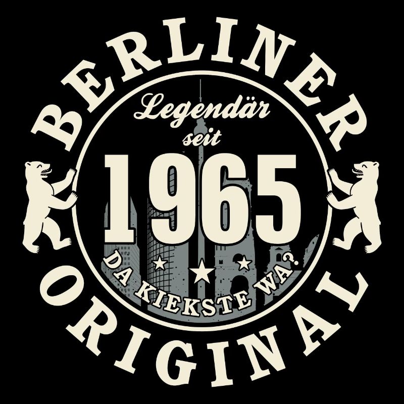60. Geburtstag 2025 Berliner Original Geschenk