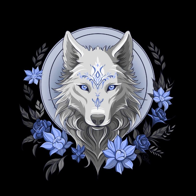 Blumiger Wolf