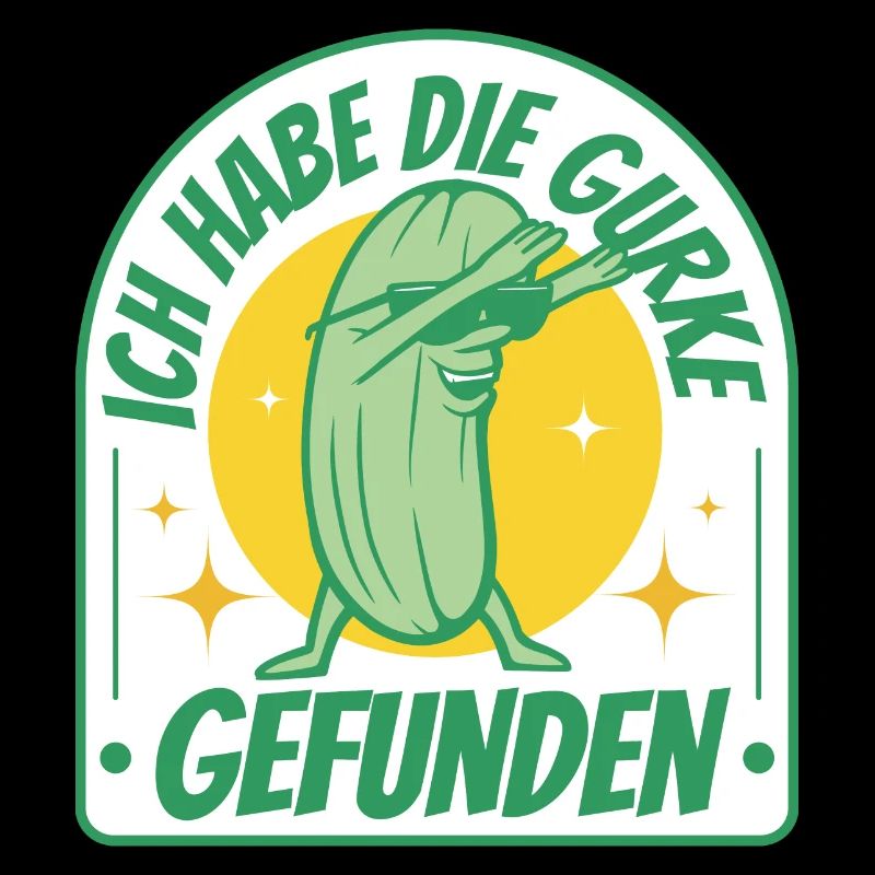 Coole Gurke Dab Sonnenbrille Geschenk Idee