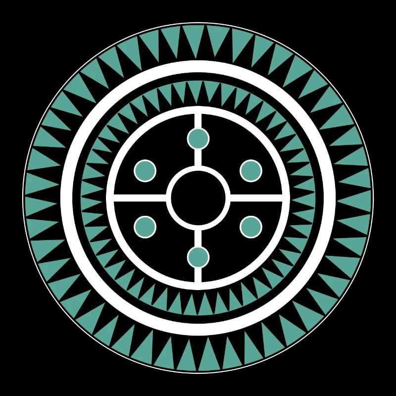 Couronne de soleil avec des points en construction pastel