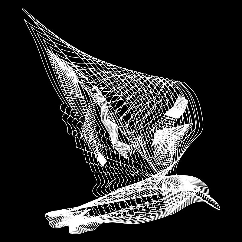 Vogel Line Art