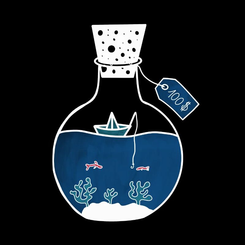 Meer in der Flasche