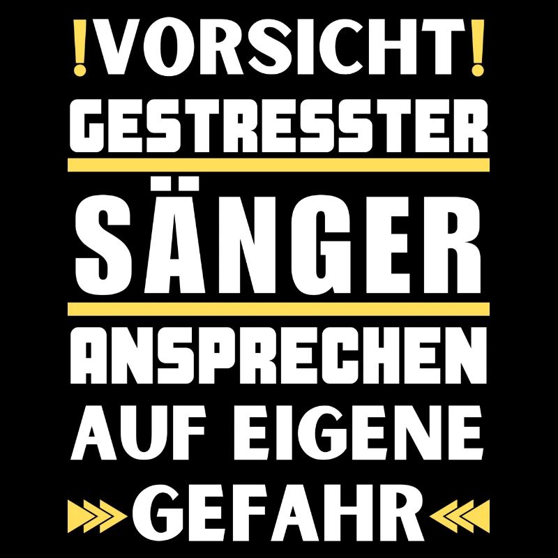 Don't talk to a stressed singer!