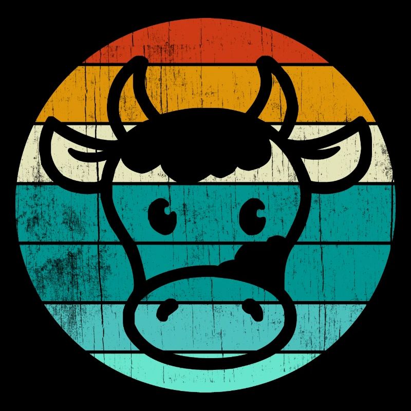 Vache visage drôle ferme alpage élevage