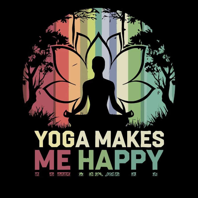 Le yoga me rend heureuse