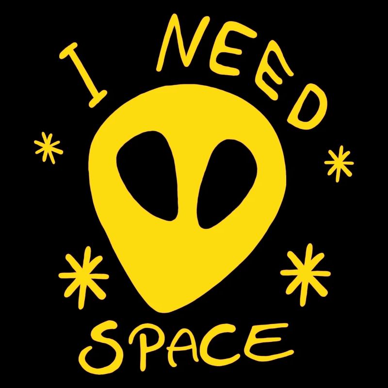 Alien Yellow Universe I NEED SPACE Stars Space