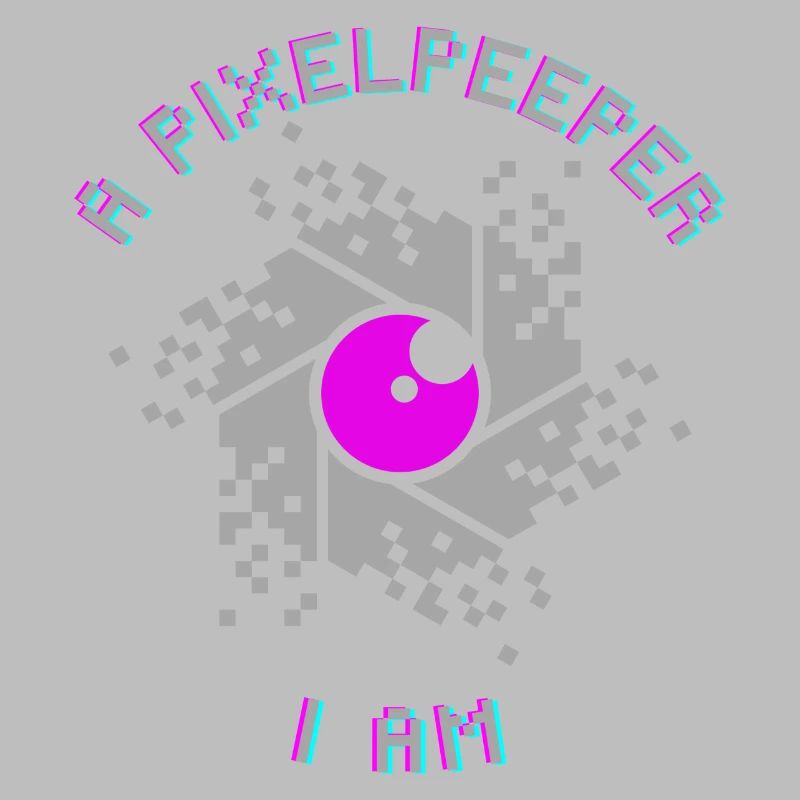 Ein Pixelpeeper, der ich bin