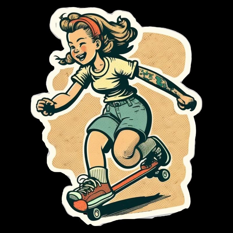 Skater-Mädchen